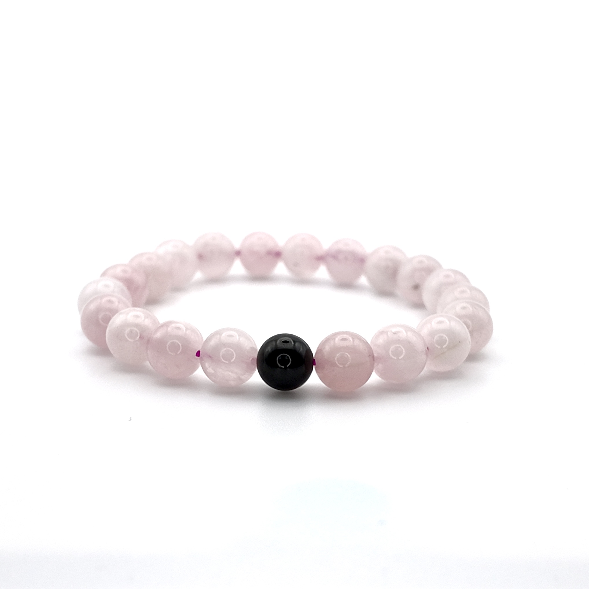 Bracelets Connectés Tourmaline Noire - Quartz Rose – Image 3