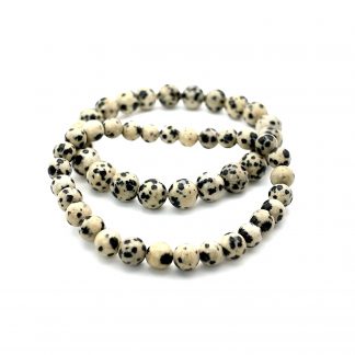 Bracelet Jaspe Dalmatien
