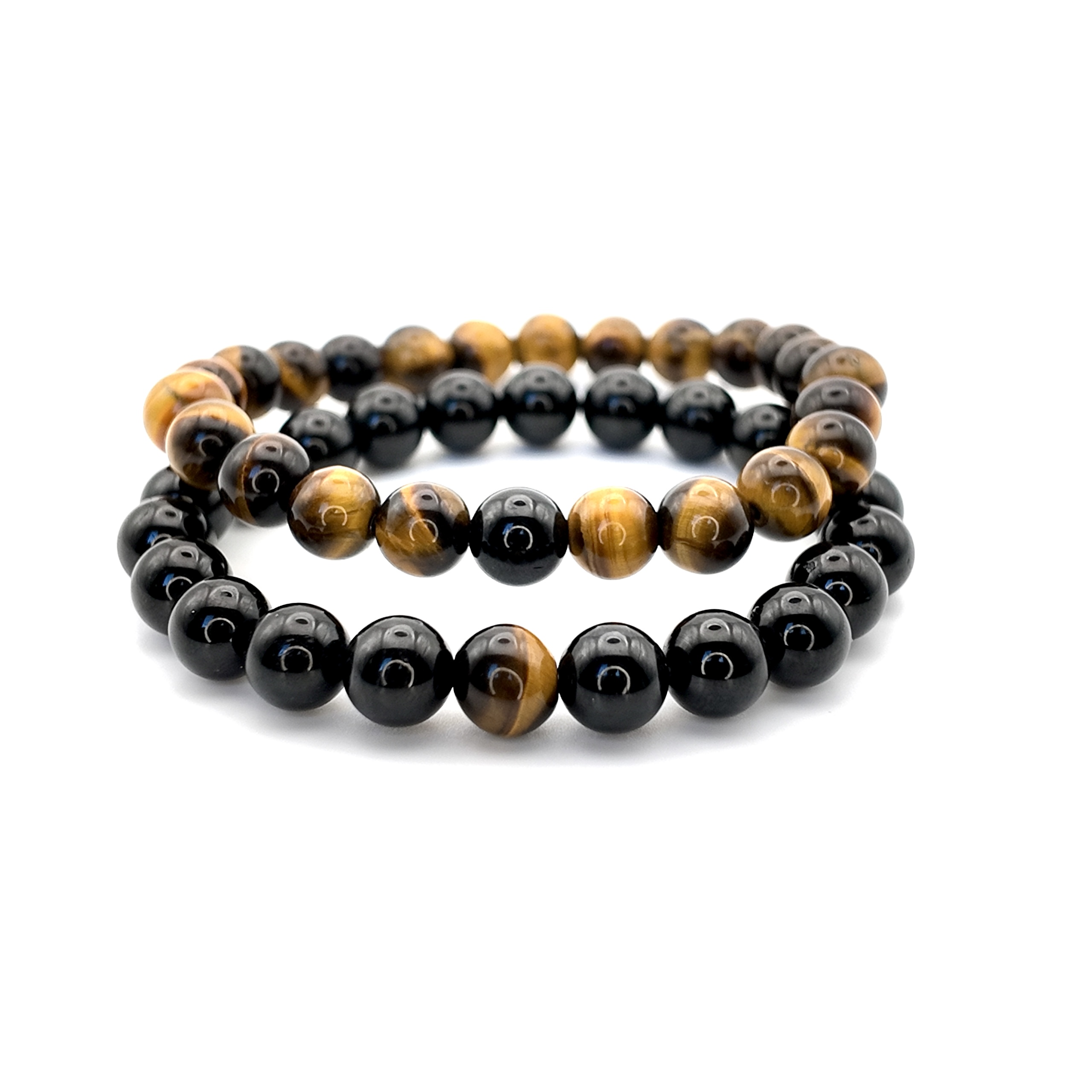 Bracelets connectés Oeil du Tigre Tourmaline noire